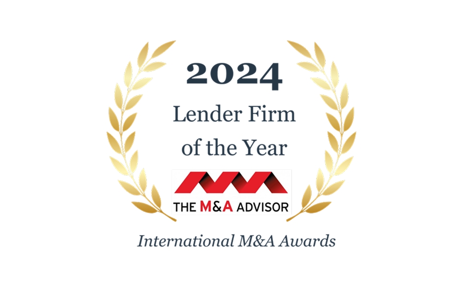 2024 Lender Firm of the Year, The M&A Advisor International M&A Awards